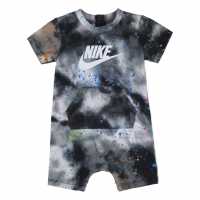 Nike Tie Dye Romper Bb99 Black Бебешки дрехи