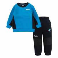 Nike Air Crew Set Bb99 Black Blue Детски горнища и пуловери