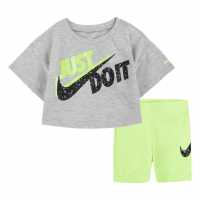 Nike Boxy T Shrt Set Bb99 Ghost Green Бебешки дрехи