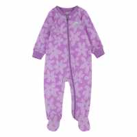 Nike Daisy Footed Coverall Baby Girls Violet Shock Бебешки дрехи