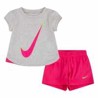 Nike Mesh Short Set Bb99 Hyper Pink Бебешки дрехи