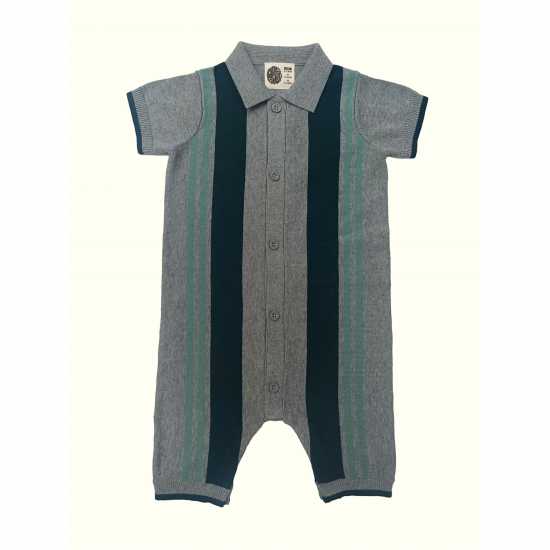 Pretty Green Pg Strp Romper Bb62  