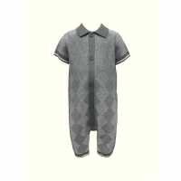 Pretty Green Pg Chk Romper Bb62  