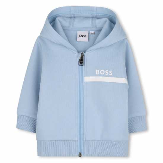 Boss Kids' Fleece Tracksuit Blue 