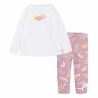 Nike Swoosh Legging Set Elemental Pink Бебешки дрехи