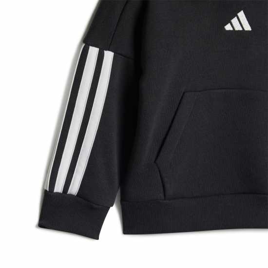 Adidas 3-Stripe Essentials Joggers Set Infants Black/White Детски спортни екипи
