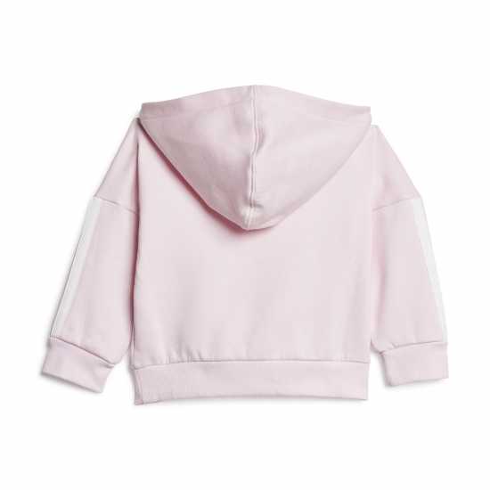 Детски спортни екипи Adidas 3-Stripe Essentials Joggers Set Infants Розово/Бяло Adidas 3-Stripe Essentials Joggers Set Infants Розово/Бяло Детски спортни екипи