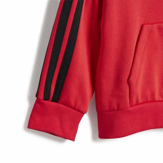 Adidas 3-Stripe Essentials Joggers Set Infants Червен/Черен 