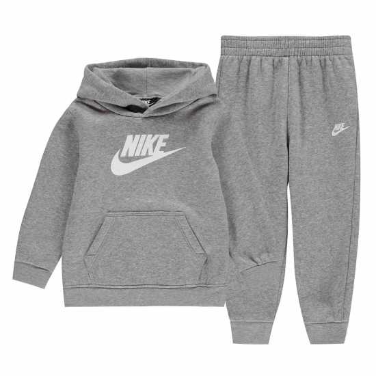 Детски спортни екипи Nike Fleece Tracksuit Сиво Nike Fleece Tracksuit Сиво Детски спортни екипи