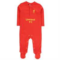 Team Детски Гащеризон В Едно Football Sleepsuit Baby Boys Liverpool Детски спортни екипи