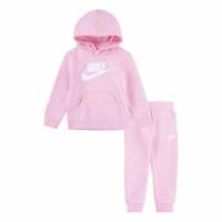 Nike Бебешко Костюмче За Момиче Fleece Tracksuit Baby Girls  Детски спортни екипи