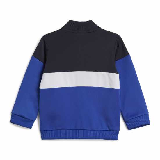 Adidas 3-Stripes Colorblock Shiny Tracksuit Kids