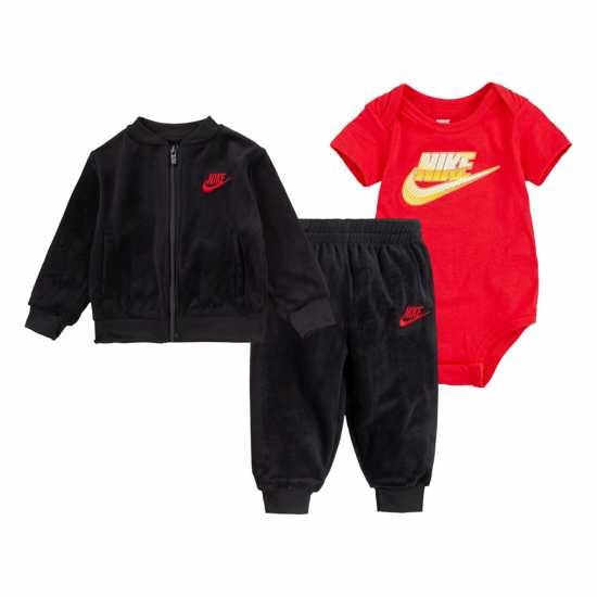 Nike Спортен Екип За Бебе Lbr Velour Tracksuit Baby Boys  