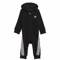 Adidas 3 Stripe Fleece Romper Unisex Babies  Бебешки дрехи