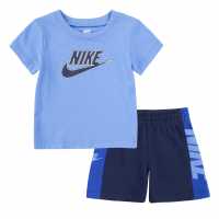 Nike Shirt Set Baby Navy Бебешки дрехи