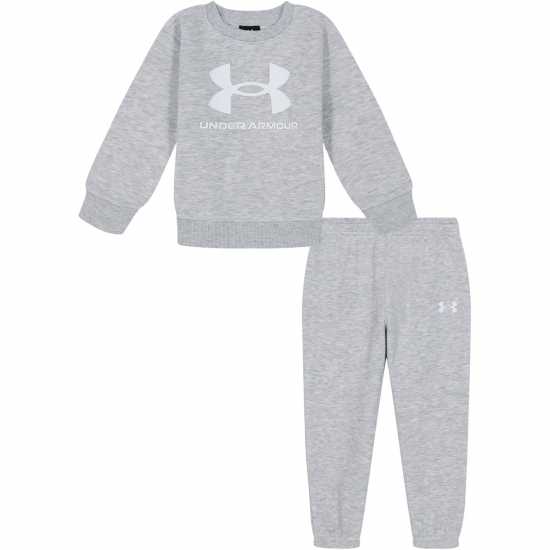 Under Armour Armour Big Logo Set Infant Boys Сиво/Бяло Детски спортни екипи