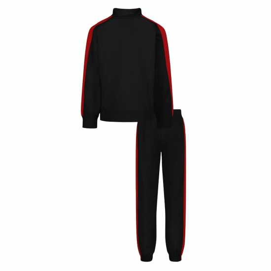 Under Armour Knit Track Suit Set Baby Boys Черно/Червено Under Armour Knit Track Suit Set Baby Boys Черно/Червено