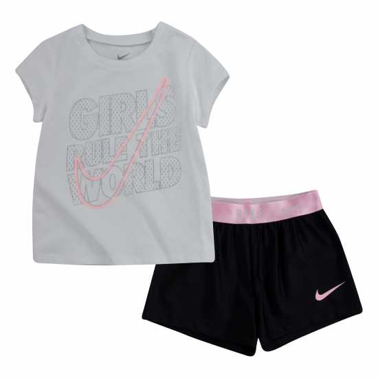 Nike Бебешки Комплект 2 Части Момичета 2 Piece Set Baby Girls