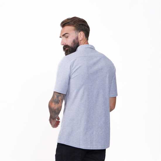 Firetrap Мъжка Риза Къс Ръкав Short Sleeve Shirt Mens Синьо Мъжки ризи