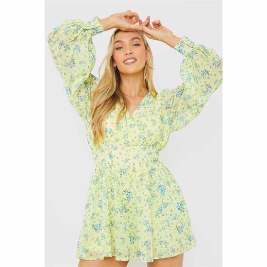 In The Style In The Style Wrap Playsuit  Дамски къси панталони