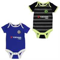 Team Бебешко Боди Потник Комплект Football Body Vest Set Baby Boys Chelsea Детски тениски и фланелки