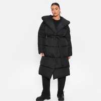 I Saw It First Padded Belted Puffer Coat