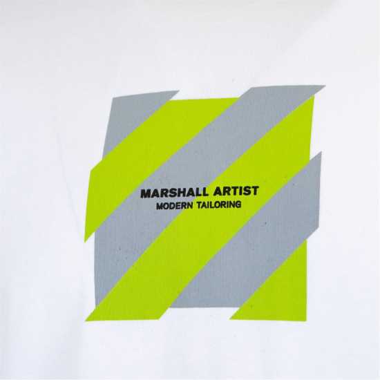 Marshall Artist Chevron T-Shirt White 002 Мъжки ризи