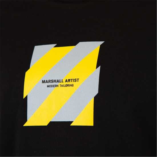 Marshall Artist Chevron T-Shirt Black 001 Мъжки ризи