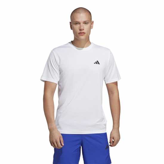 Атлетика Adidas Мъжка Тениска Training Essentials Base T Shirt Mens Бяло/Черно Adidas Мъжка Тениска Training Essentials Base T Shirt Mens Бяло/Черно Атлетика