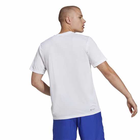 Атлетика Adidas Мъжка Тениска Training Essentials Base T Shirt Mens Бяло/Черно Adidas Мъжка Тениска Training Essentials Base T Shirt Mens Бяло/Черно Атлетика