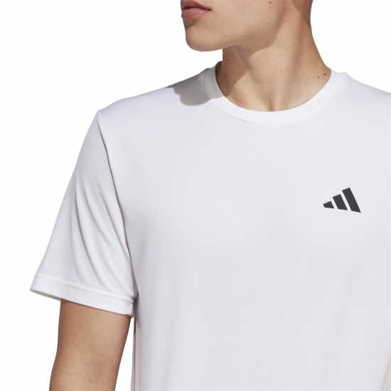 Атлетика Adidas Мъжка Тениска Training Essentials Base T Shirt Mens Бяло/Черно Adidas Мъжка Тениска Training Essentials Base T Shirt Mens Бяло/Черно Атлетика