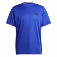 Adidas Мъжка Тениска Training Essentials Base T Shirt Mens Синьо/Черно Атлетика
