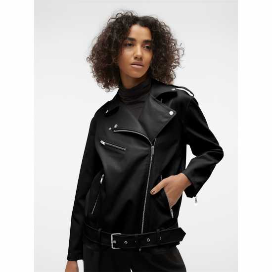 Vero Moda Кожено Яке Women's Ramon Faux Leather Jacket  