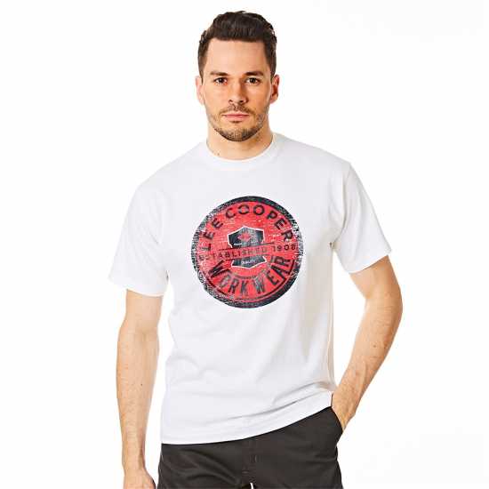Lee Cooper Workwear Graphic Print Classic T-Shirt  Мъжки ризи