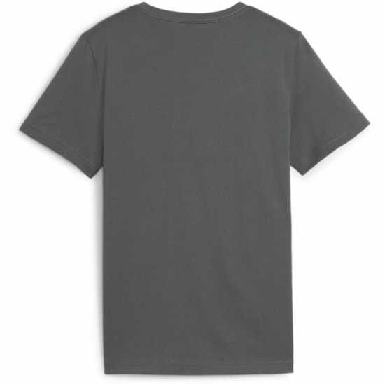 Puma Logo T-Shirt Juniors Тъмно сиво Детски тениски и фланелки