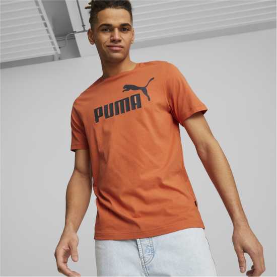 Puma Тениска С Лого 2 Col Logo Tee Chili Powder Мъжки ризи