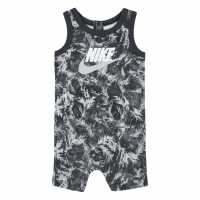 Nike Wash Camo Romper Set Baby Boys Black Бебешки дрехи