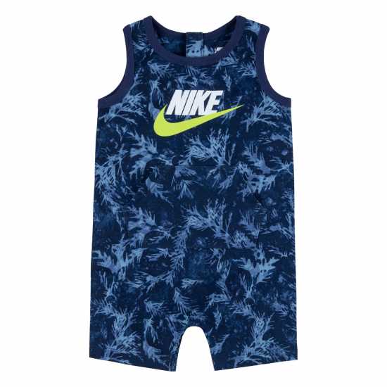 Nike Wash Camo Romper Set Baby Boys Midnight Navy Бебешки дрехи
