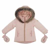 Firetrap Luxe Bubble Coat Baby Girls  Детски якета и палта