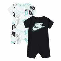 Nike 2Pk Romper Baby Black Бебешки дрехи