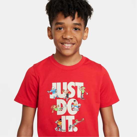 Sportswear Big Kids' T-shirt Univeristy Red Детски тениски и фланелки