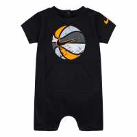 Nike First Romper Baby Boy Black Бебешки дрехи