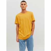 Тениска Jack And Jones Short Sleeve T Shirt Медено злато 