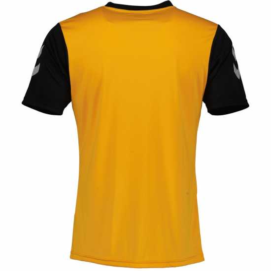 Hummel Match Jersey Juniors Янтар/Черен Футболни тренировъчни горнища