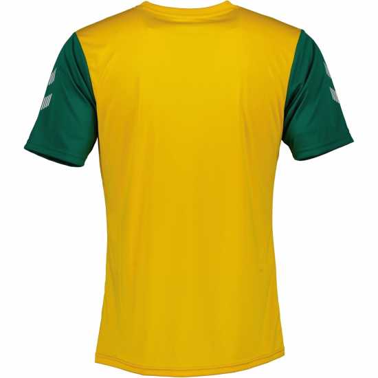 Футболни тренировъчни горнища Hummel Match Jersey Juniors Сп Жълт/Вечнозелен Hummel Match Jersey Juniors Сп Жълт/Вечнозелен Футболни тренировъчни горнища