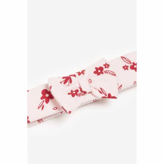 Hello World Girl Floral Peplum Top, Legging And Headband Set  Детски клинове