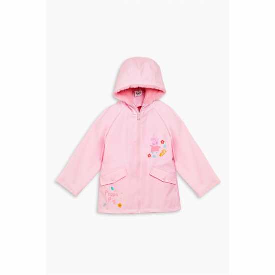 Character Peppa Pig Girls Fleece Lined Rain Coat  Детски якета и палта