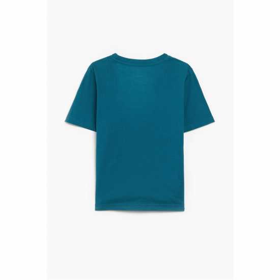Boys 2 Pack Navy Cut And Sew T-Shirts  Детски тениски и фланелки