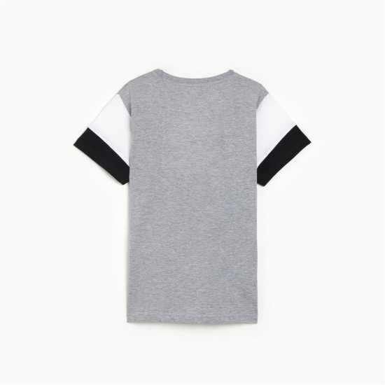Boys Short Sleeve Grey Marl T-Shirt  Детски тениски и фланелки