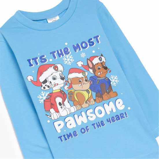 Character Patrol Boys Paw Patrol Xmas T-Shirt  Детски тениски и фланелки